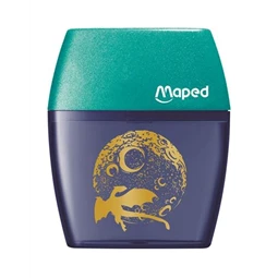 Hegyező 2 lyukú MAPED tartályos Dragon Shaker sárkány mintával, 1db