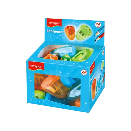 Hegyező 2 lyukú tartályos Keyroad Starfish vegyes színek