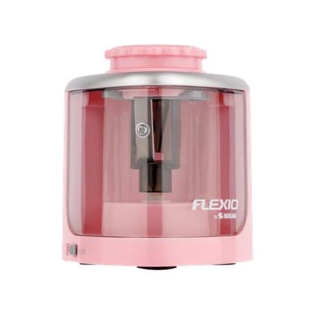 Hegyező asztali FLEXOFFICE Flexio, elemes, rózsaszín