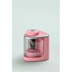 Hegyező asztali FLEXOFFICE Flexio, elemes, rózsaszín