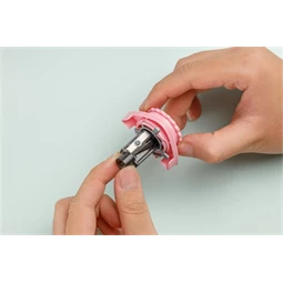 Hegyező asztali FLEXOFFICE Flexio, elemes, rózsaszín