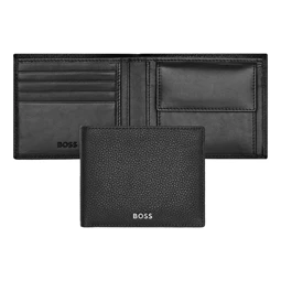 Hugo Boss Bőr pénztárca Classic Grained fekete