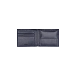 Hugo Boss Bőr pénztárca Classic Grained kék