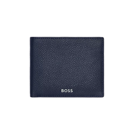 Hugo Boss Bőr pénztárca Classic Grained kék