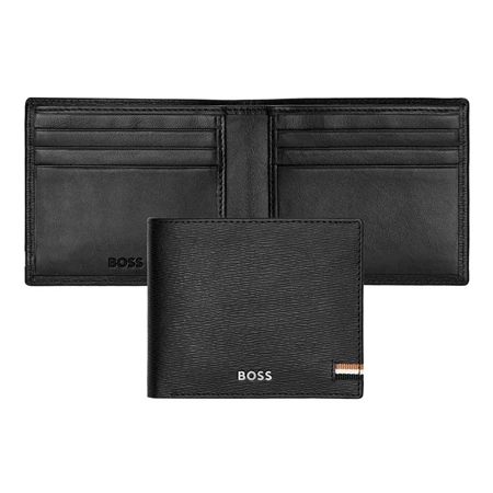 Hugo Boss Bőr pénztárca Iconic fekete