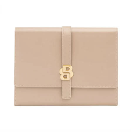 Hugo Boss Mappa A/5 Double B kollekció, jegyzettel, Nude