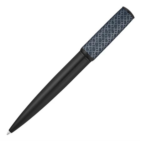 Hugo Boss golyóstoll Arche Monogram kollekció, Fekete-sötétkék