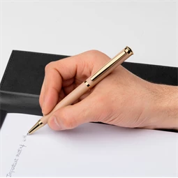 Hugo Boss golyóstoll Sophisticated bézs test + arany klipsz