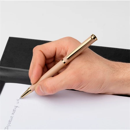 Hugo Boss golyóstoll Sophisticated bézs test + arany klipsz