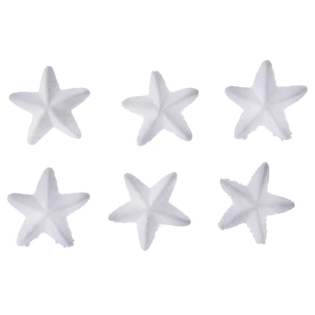 Hungarocell Csillag 6cm fehér 6db/csomag