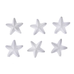 Hungarocell Csillag 6cm fehér 6db/csomag
