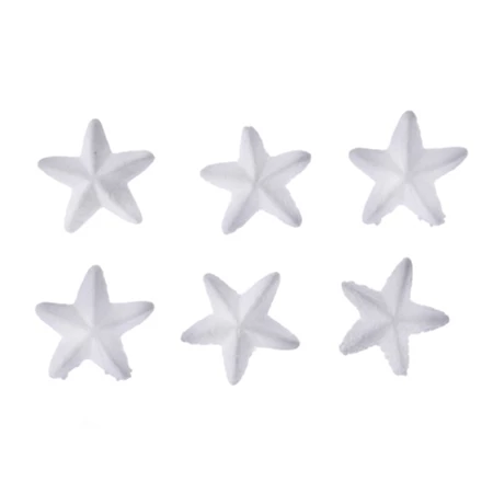 Hungarocell Csillag 6cm fehér 6db/csomag