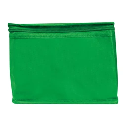 Hűtőtáska non-wowen 1 füllel  21 x 15 x 15 cm zöld, 6 db 0,33 literes dobozhoz