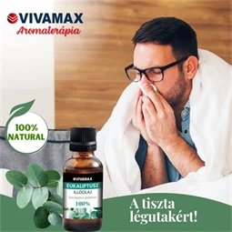 Illóolaj Eukaliptusz 100%-os tisztaságú 10 ml