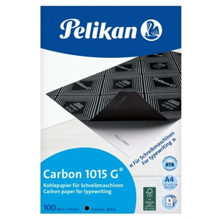 Indigó A/4 PELIKÁN fekete gépi 100lap/csomag 1015G