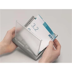 Információs tábla, 149x52,5 mm, DURABLE "CLICK SIGN", szürke
