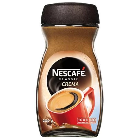 Kávé instant, NESCAFÉ üveges 200 gr Classic Crema