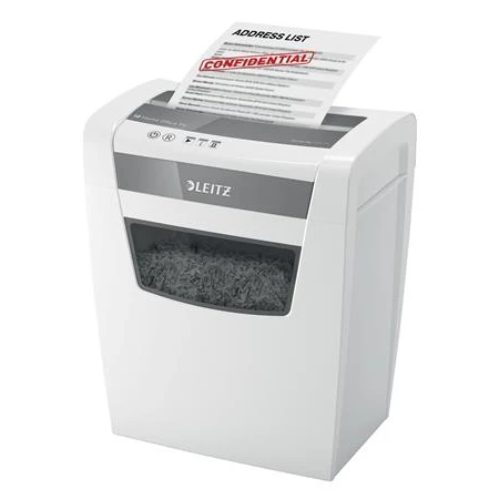 Iratmegsemmisítő, konfetti, 10 lap, LEITZ  IQ Home Office, biztonsági fokozat: P-4, 23 lieres tartály