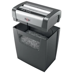 Iratmegsemmisítő, konfetti, 10 lap, REXEL Momentum X410, biztonsági fokozat: P-4, 23 lieres tartály