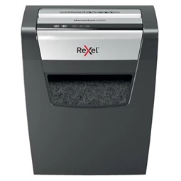 Iratmegsemmisítő, konfetti, 10 lap, REXEL Momentum X410, biztonsági fokozat: P-4, 23 lieres tartály