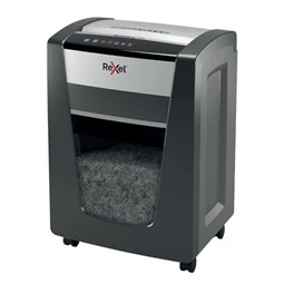 Iratmegsemmisítő, konfetti, 20 lap, REXEL Momentum X420, biztonsági fokozat: P-4, 30 lieres tartály