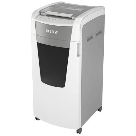 Iratmegsemmisítő, konfetti, 600 lap, LEITZ IQ AutoFeed Office 600 P4, biztonsági fokozat: P-4, 110 lieres tartály