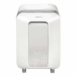 Iratmegsemmisítő, mikrokonfetti, 11 lap, FELLOWES Powershred LX201, biztonsági fokozat: P-5, 22 lieres tartály
