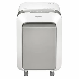 Iratmegsemmisítő, mikrokonfetti, 14 lap, FELLOWES "Powershred LX211", fehér