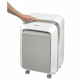 Iratmegsemmisítő, mikrokonfetti, 14 lap, FELLOWES Powershred LX211, fehér, biztonsági fokozat: P-5, 23 lieres tartály