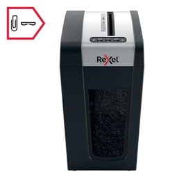 Iratmegsemmisítő, mikrokonfetti, 6 lap, REXEL Secure MC6-SL, biztonsági fokozat: P-5, 18 literes tartály
