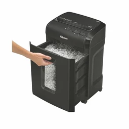 Iratmegsemmisítő, mikrokonfetti,  9 lap, FELLOWES "Microshred® 10M"