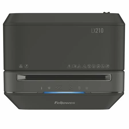 Iratmegsemmisítő, mini-konfetti, 15 lap, FELLOWES "Powershred LX210, biztonsági fokozat: P-4, 26 literes tartály