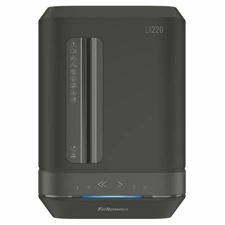 Iratmegsemmisítő, mini-konfetti, 18 lap, FELLOWES "Powershred LX220 biztonsági fokozat: P-4, 30 literes tartály