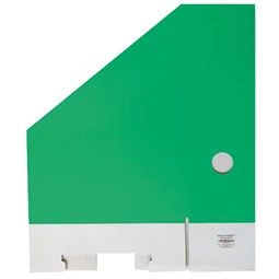 Iratpapucs A/4 hajtogatós 8 cm gerinccel zöld