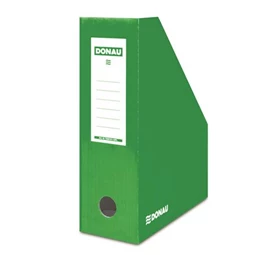 Iratpapucs DONAU karton, 100 mm, zöld
