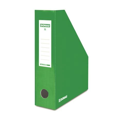 Iratpapucs DONAU karton, 80 mm, zöld