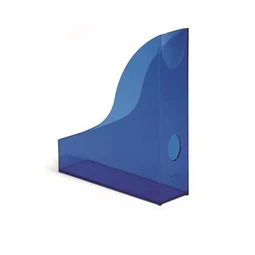 Iratpapucs DURABLE Basic, műanyag,73 mm, áttetsző kék