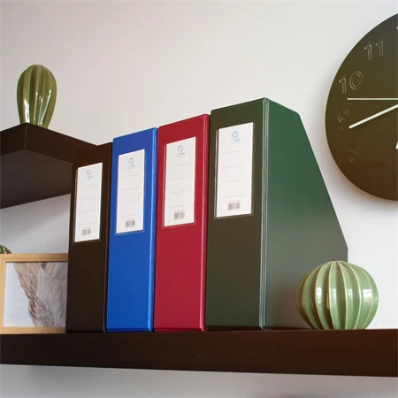 Iratpapucs PVC, 95 mm, kék