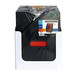 Iratpapucs VIQUEL Rainbow Class műanyag, 12 részes, fekete