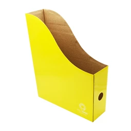 Iratpapucs karton, BLUERING 80 mm, sárga