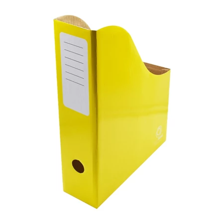 Iratpapucs karton, BLUERING 80 mm, sárga