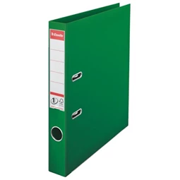 Iratrendező ESSELTE A/4 Standard 5cm, PP/PP, élvédő sínnel, zöld