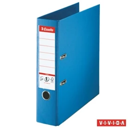 Iratrendező ESSELTE A/4 Standard Plus, Vivida 8cm, PP/PP, élvédő sínnel, kék