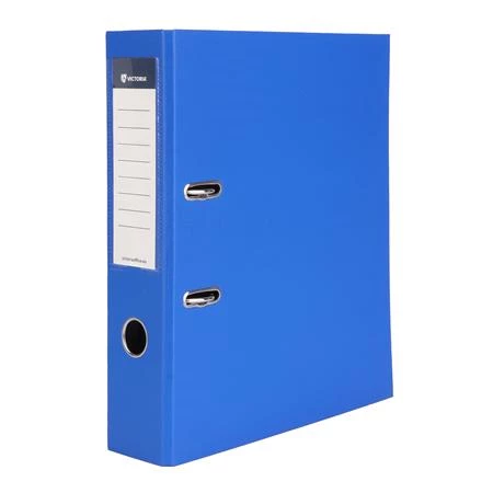 Iratrendező VICTORIA OFFICE 7,5cm élvédő nélküli királykék