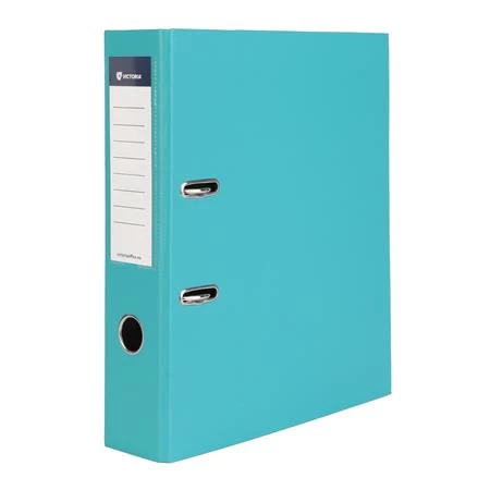 Iratrendező VICTORIA OFFICE 7,5cm élvédő nélküli türkiz