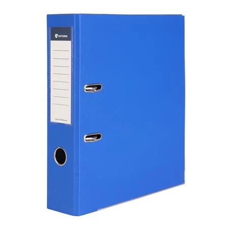 Iratrendező VICTORIA OFFICE 7,5cm élvédővel királykék
