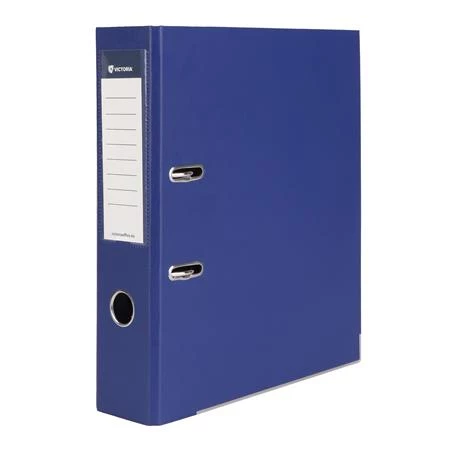 Iratrendező VICTORIA OFFICE 7,5cm élvédővel tengerészkék