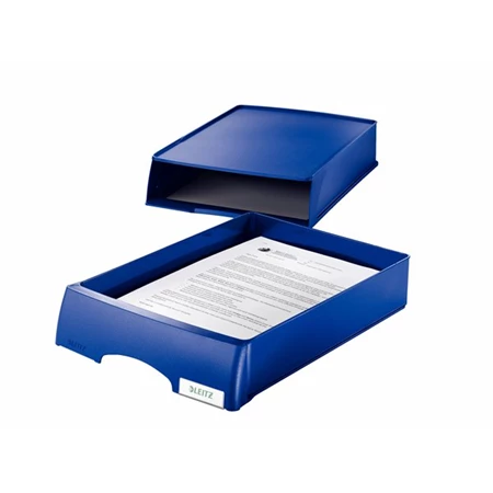 Irattároló doboz LEITZ Plus műanyag, 1 fiókos, kék