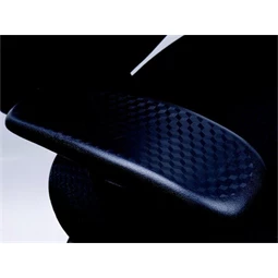 Irodai szék MAYAH Energetic állítható karfás, exkluzív fekete szövetborítás, fekete lábkereszt