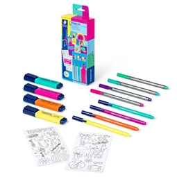 Írószer készlet, ajándék matricákkal, STAEDTLER® Happy set 61 SC1